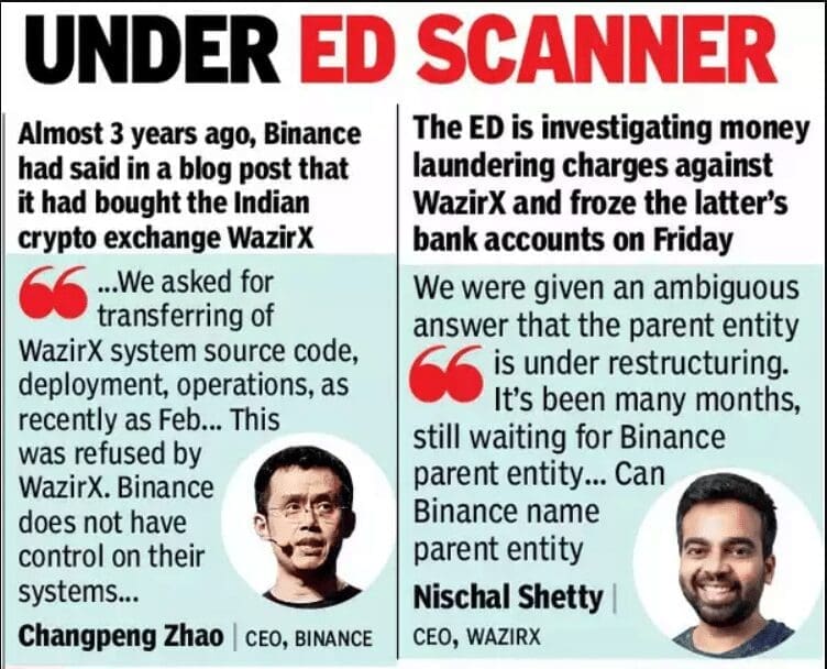 What's the story with WazirX Does Binance own it