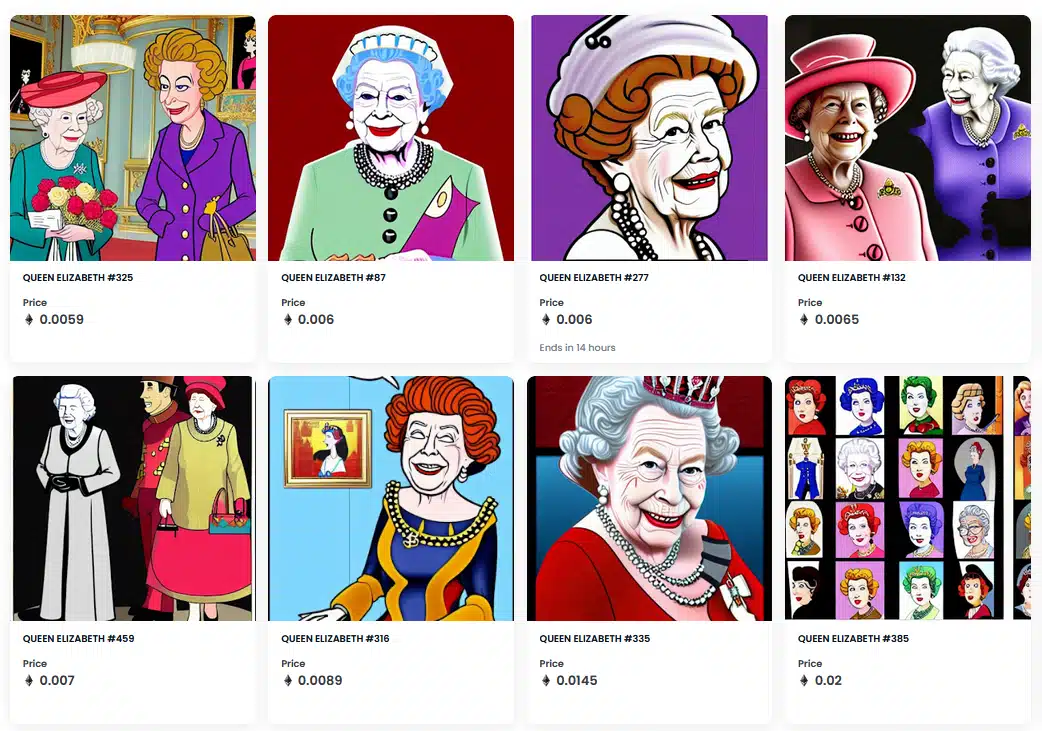 Queen Elizabeth Memecoins Flooded Crypto Markets After Her Death