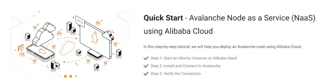 Alibaba Cloud's infrastructure services in Asia will be powered by Avalanche.