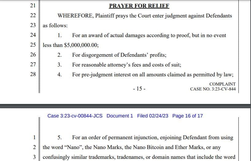 nanolabs court order