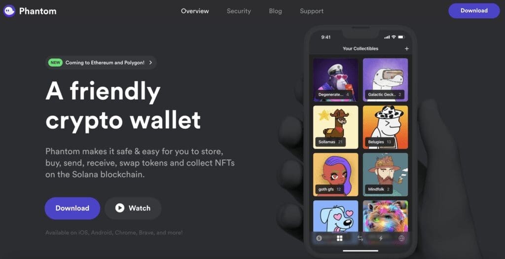 Phantom- best nft wallet