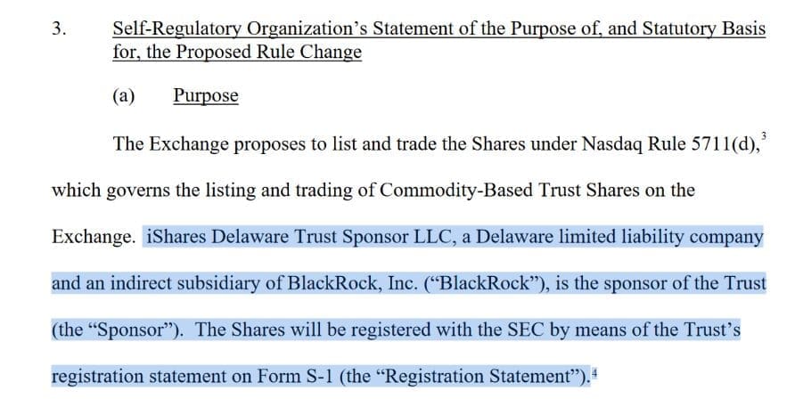 BlackRock Confirms Spot Ethereum ETF Plan Following Nasdaq Filing