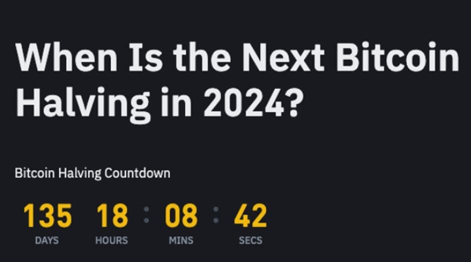 Countdown To Bitcoin's Halving: Binance's CZ Awaits The Fourth Event