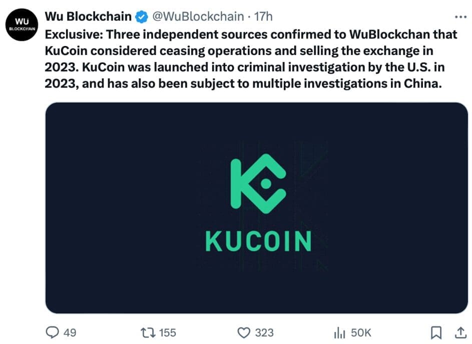 KuCoin Exchange Announces $10M Airdrop of BTC, KCS