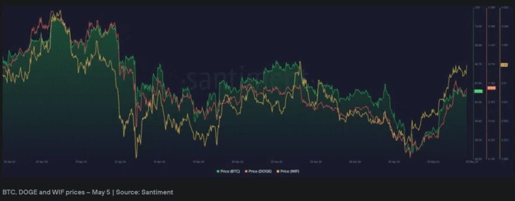 Crypto Market Watch BTC, DOGE, WIF in the Spotlight This Week