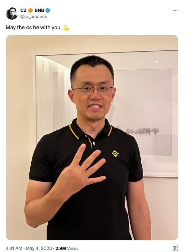 Ex-Binance CEO Changpeng Zhao Receives Four-Month Prison Sentence